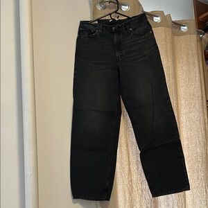 Levi's Black Baggy Dad Jeans 28x32